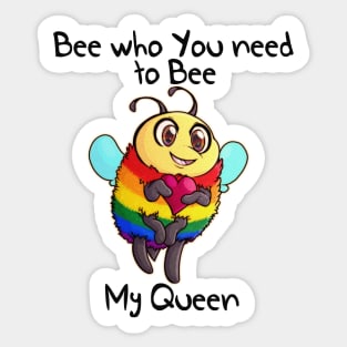 Pride Bee Sticker